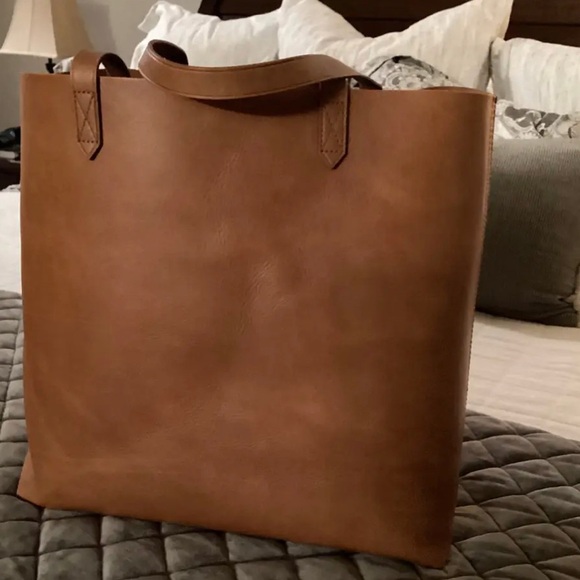 Madewell Transport Tote, Saddle, New with Tags - Picture 5 of 9